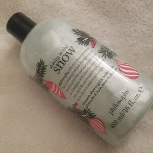 Philosophy Skating in the Snow 16 oz 3 in 1 shampoo, shower gel and bubble bath.